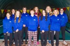 Socorro Warriors Girls Varsity Swimming Winter 24-25 team photo.