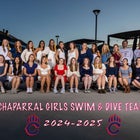 Chaparral Wolverines Girls Varsity Swimming Winter 24-25 team photo.