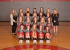 Chenango Valley Warriors Co-ed Varsity Cheer Fall 18-19 team photo.