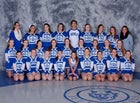 Ogdensburg Free Academy Blue Devils Co-ed Varsity Cheer Fall 18-19 team photo.