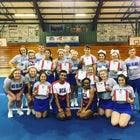 Paris Eagles Co-ed Varsity Cheer Fall 18-19 team photo.