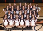 Rogers Heritage War Eagles Co-ed Varsity Cheer Fall 18-19 team photo.