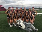 Lincoln Wolves Co-ed Varsity Cheer Fall 18-19 team photo.