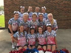 Melbourne Bearkatz Co-ed Varsity Cheer Fall 18-19 team photo.