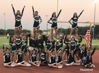 Diego Rivera Huskies Co-ed Varsity Cheer Fall 18-19 team photo.