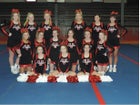 Vilonia Eagles Co-ed Varsity Cheer Fall 18-19 team photo.