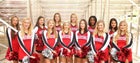 Westside Warriors Co-ed Varsity Cheer Fall 18-19 team photo.