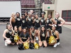 Hot Springs Trojans Co-ed Varsity Cheer Fall 18-19 team photo.