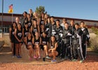 Grants Pirates Girls Varsity Cross Country Fall 13-14 team photo.