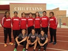 Shiprock Chieftains Girls Varsity Cross Country Fall 13-14 team photo.