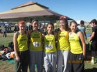 Pecos Panthers Girls Varsity Cross Country Fall 13-14 team photo.