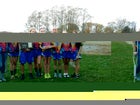Haldane Blue Devils Girls Varsity Cross Country Fall 13-14 team photo.