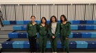 Mayfield Trojans Girls Varsity Swimming Winter 25-26 team photo.