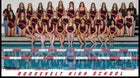 Roosevelt Roughriders Girls Varsity Swimming Winter 25-26 team photo.