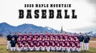 Maple Mountain Eagles Boys Varsity Baseball Spring 25-26 team photo.