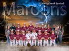 Blackwell Maroons Boys Varsity Baseball Spring 25-26 team photo.