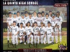 La Quinta Blackhawks Boys Varsity Baseball Spring 25-26 team photo.
