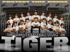 Alamogordo Tigers Boys Varsity Baseball Spring 25-26 team photo.