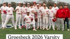 Groesbeck Goats Boys Varsity Baseball Spring 25-26 team photo.