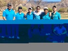 Santa Teresa Warriors Boys Varsity Golf Spring 13-14 team photo.