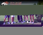 New Mexico Military Institute Colts Boys Varsity Golf Spring 13-14 team photo.