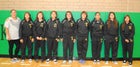 Newcomb Skyhawks Girls Varsity Cross Country Fall 16-17 team photo.