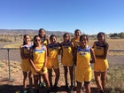 Zuni Thunderbirds Girls Varsity Cross Country Fall 16-17 team photo.