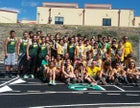 Pecos Panthers Girls Varsity Cross Country Fall 16-17 team photo.