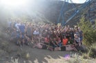 La Cueva Bears Girls Varsity Cross Country Fall 16-17 team photo.