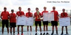 Knightstown Panthers Boys Varsity Tennis Fall 18-19 team photo.