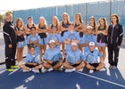 East Thunderbirds Boys Varsity Tennis Fall 18-19 team photo.