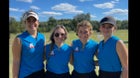 Asheboro Blue Comets Girls Varsity Golf Fall 22-23 team photo.