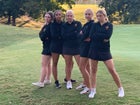Hickory Tornadoes Girls Varsity Golf Fall 22-23 team photo.