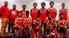 Mt. Clemens Bathers Boys Varsity Track & Field Spring 21-22 team photo.