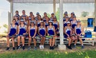 Exeter Monarchs Girls Varsity Tennis Fall 19-20 team photo.