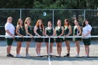 North Moore Mustangs Girls Varsity Tennis Fall 19-20 team photo.