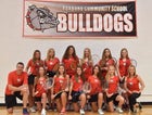 Roxboro Community Bulldogs Girls Varsity Tennis Fall 19-20 team photo.