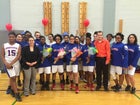 Two Rivers Magnet Hurricanes Girls Varsity Basketball Winter 16-17 team photo.