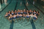 Jones Eagles Girls JV Swimming Fall 16-17 team photo.