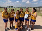 Jal Panthers Girls Varsity Cross Country Fall 21-22 team photo.