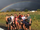 Taos Tigers Girls Varsity Cross Country Fall 21-22 team photo.