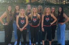 Capitan Tigers Girls Varsity Cross Country Fall 21-22 team photo.