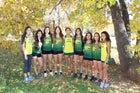 Pecos Panthers Girls Varsity Cross Country Fall 21-22 team photo.