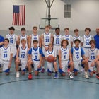 Lutheran Crusaders Boys Varsity Basketball Winter 24-25 team photo.