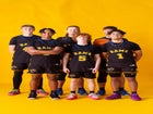 Highland Tech Rams Boys Varsity Basketball Winter 24-25 team photo.