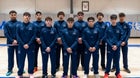 Mesrobian Bulldogs Boys Varsity Basketball Winter 24-25 team photo.