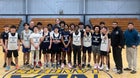 Academy of Notre Dame Lancers Boys Varsity Basketball Winter 24-25 team photo.