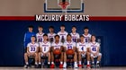 McCurdy Bobcats Boys Varsity Basketball Winter 24-25 team photo.
