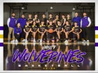 Bayfield Wolverines Boys Varsity Basketball Winter 24-25 team photo.
