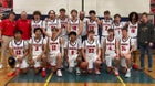 Sayre Redskins Boys Varsity Basketball Winter 24-25 team photo.